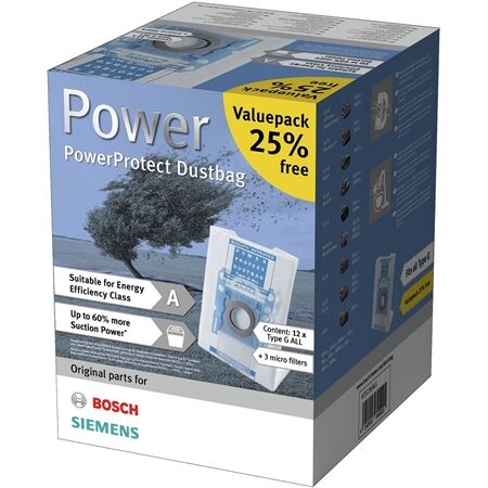 Siemens VZ16GALL Staubsaugerbeutel 16er Maxi Pack