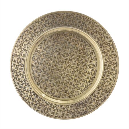 bloomingville 82052384 Cate Tablett gold Metall