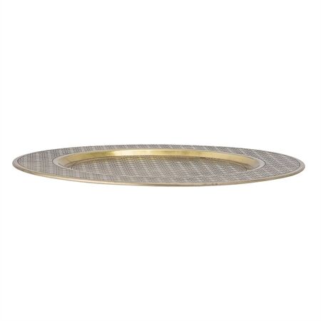 bloomingville 82052384 Cate Tablett gold Metall