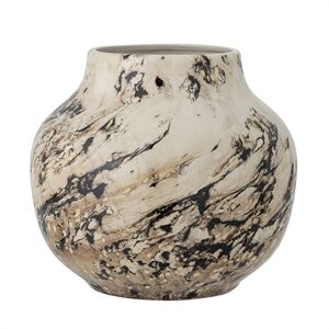bloomingville 82057546 Janka Vase braun Steingut