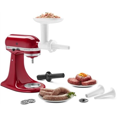 KitchenAid 5KSMSSA Wurstfüllhorn mit 2 Kegeln