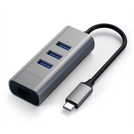 Satechi Type-C 2-in-1 3 Port USB