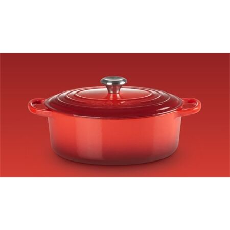 Le Creuset Bräter Oval Signature 31cm Kirschrot