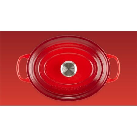 Le Creuset Bräter Oval Signature 31cm Kirschrot