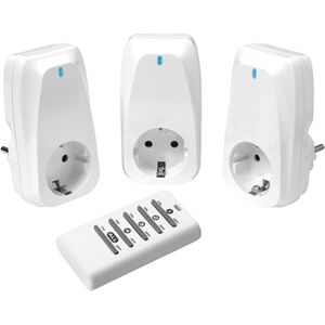 Vivanco 61172 Funksteckerset 3fach, 1.150W, weiss