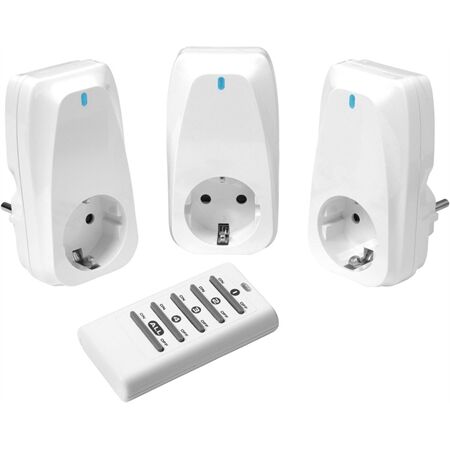 Vivanco 61172 Funksteckerset 3fach, 1.150W, weiss