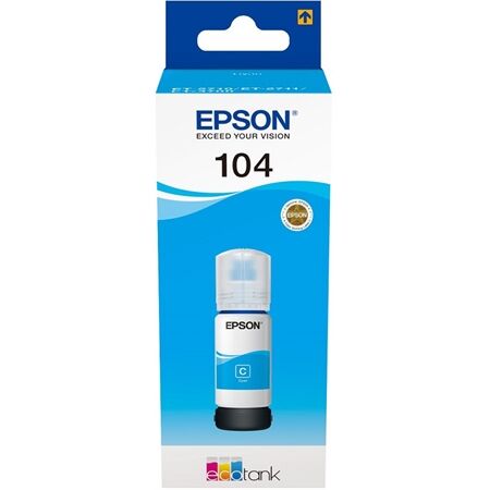 Epson 104 EcoTank (65ml) Cyan ink bottle