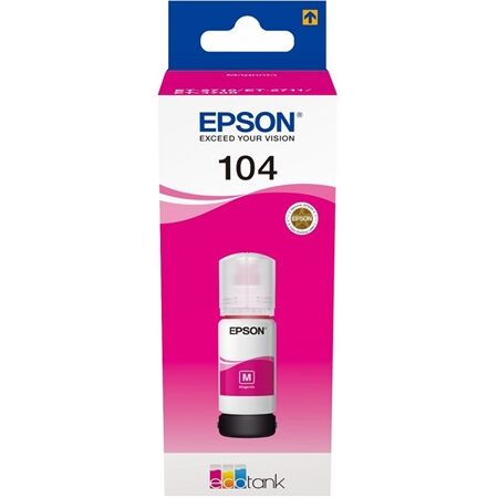 Epson 104 EcoTank (65ml) Magenta ink bottle