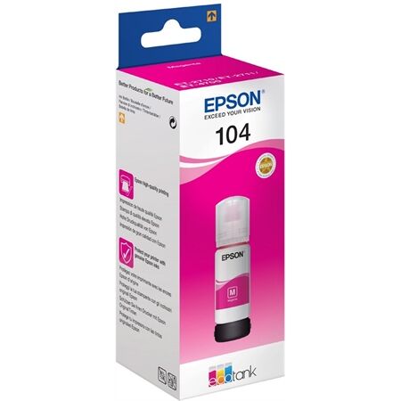 Epson 104 EcoTank (65ml) Magenta ink bottle