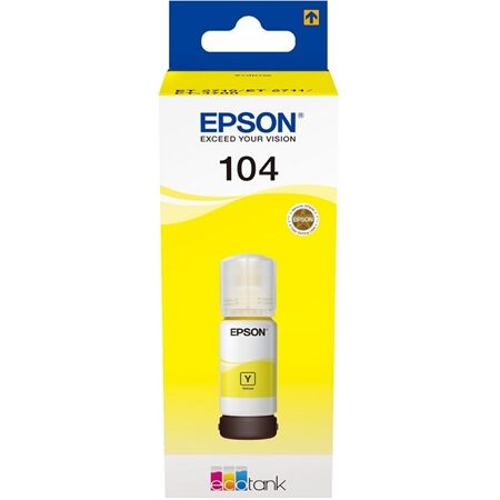 Epson 104 EcoTank (65ml) Yellow ink bottle