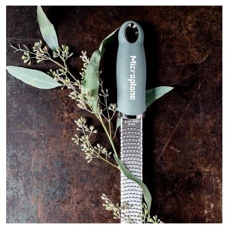 Microplane 46727E Premium Zester Reibe eukalyptus grün