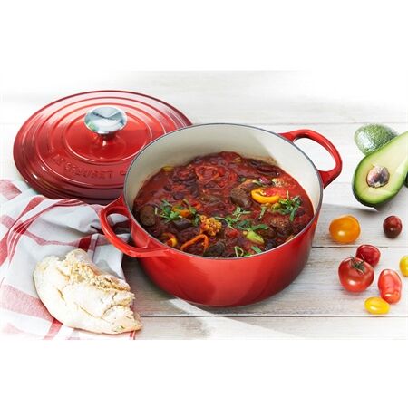 Le Creuset Bräter RD signature 26cm 5,3l kirschrot