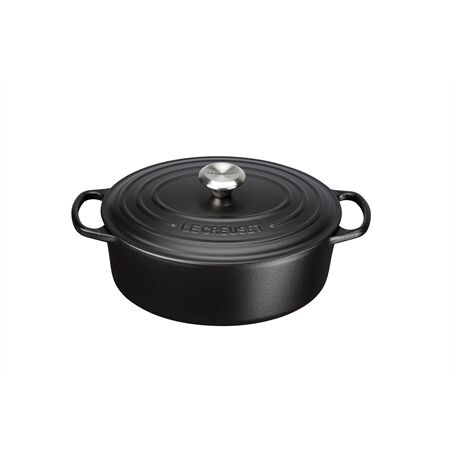 Le Creuset Bräter Oval Signature 35cm Schwarz