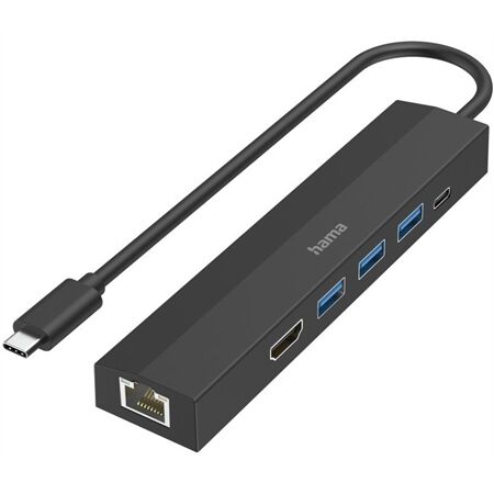 Hama USB-C-Hub, Multiport, 6 Ports