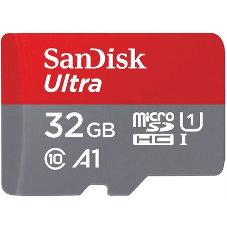 Sandisk microSDHC Ultra A1 (32GB) + Adapter