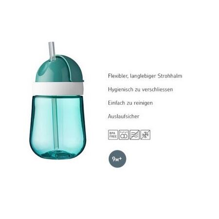Mepal 108014065243 Strohhalmbecher mio 300ml