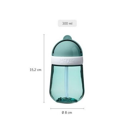 Mepal 108014065243 Strohhalmbecher mio 300ml