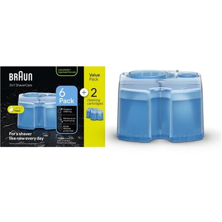 Braun Nachfüllkartuschen (6+2-Pack)