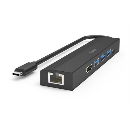 Hama USB-C-Hub, Multiport, 6 Ports