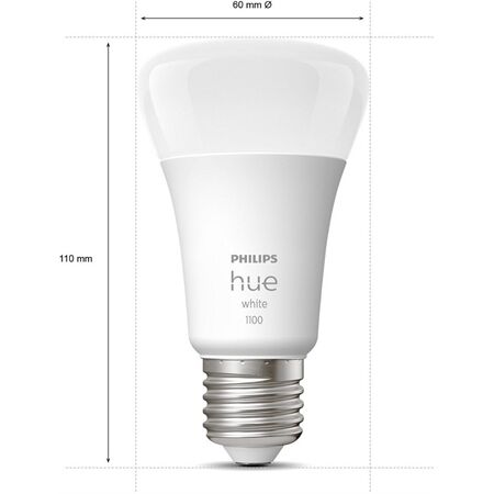 hue Wh. 9.5W A60 E27 2er Pack