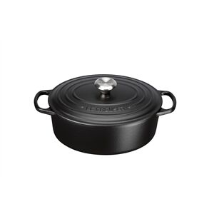 Le Creuset Bräter Oval Signature 31cm schwarz