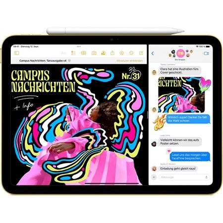 Apple iPad (64GB) WiFi 10. Gen. ohne Zubehör