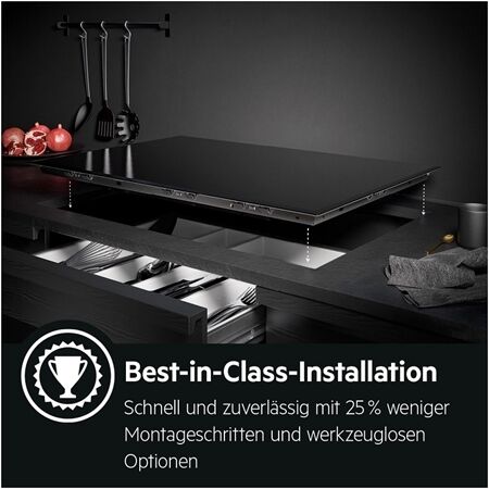 AEG TK85IM0BSZ Saphirmatt Induktionskochfeld 80 cm