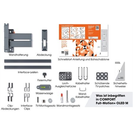 Vogels TVM 3465 Full-Motion+ (32-65") f.OLED-Geräte