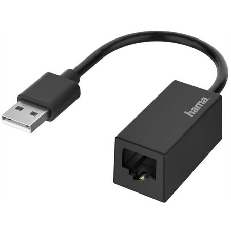 Hama USB-A auf RJ45/LAN, Fast Ethernet