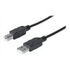 Manhattan USB Kabel A -> B St/St 1,8 m