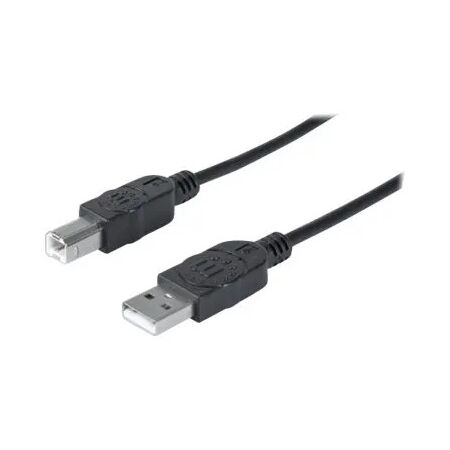 Manhattan USB Kabel A -> B St/St 1,8 m