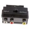 Aswo Scartadapter -> Scart/3xChinchbuchse mit Schalter