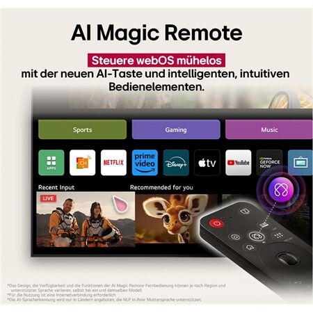 LG OLED 65 C58 LA Jetzt mit 400.- € Cashback