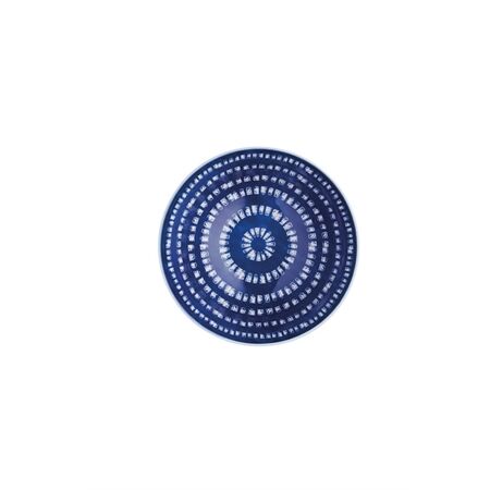 KitchenCraft KCBOWL09 Keramikschüssel blau/weiß