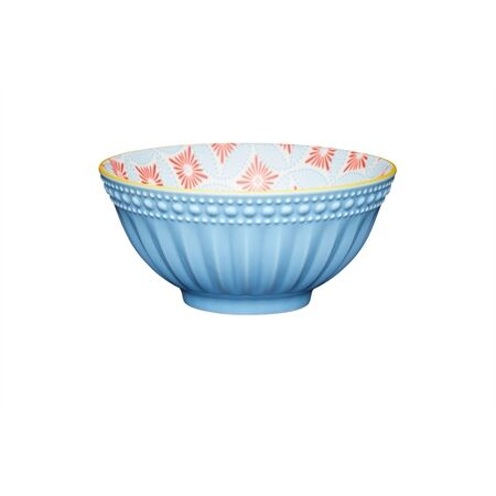 KitchenCraft KCBOWL32 glasierte Schüssel, mosaikmuster 15,7cm