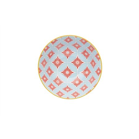 KitchenCraft KCBOWL32 glasierte Schüssel, mosaikmuster 15,7cm