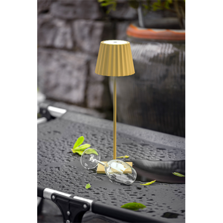 Sompex 78172 Troll 2.0 LED Outdoortischleuchte gelb