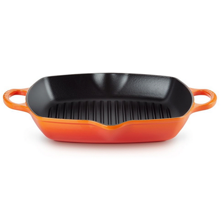 Le Creuset Grillpfanne quadratisch signature 30cm Or
