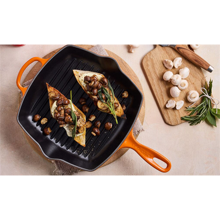 Le Creuset Grillpfanne quadratisch signature 26cm