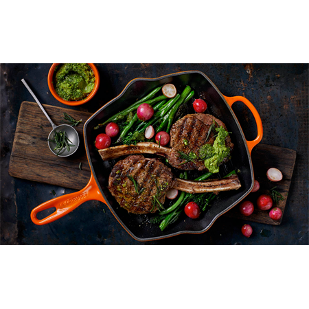 Le Creuset Grillpfanne quadratisch signature 26cm