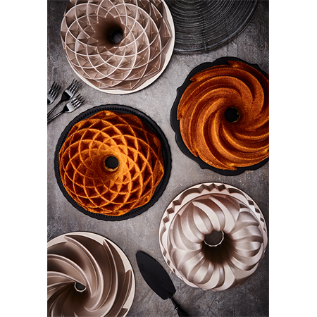 Birkmann 887039 Contoura Geo Pandora Aluguss-Gugelhupfform