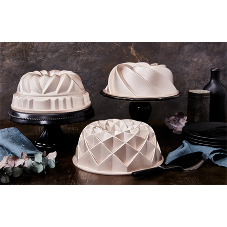 Birkmann 887039 Contoura Geo Pandora Aluguss-Gugelhupfform