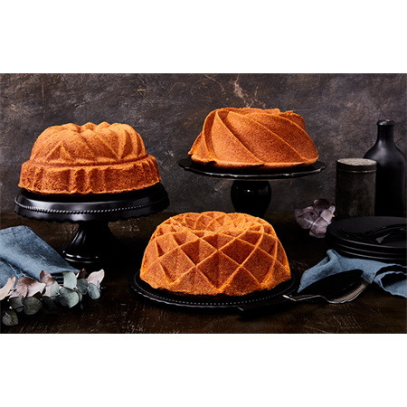 Birkmann 887039 Contoura Geo Pandora Aluguss-Gugelhupfform