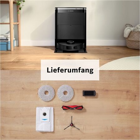Bosch BCRDW3BAB Saugroboter mit Absaugstation