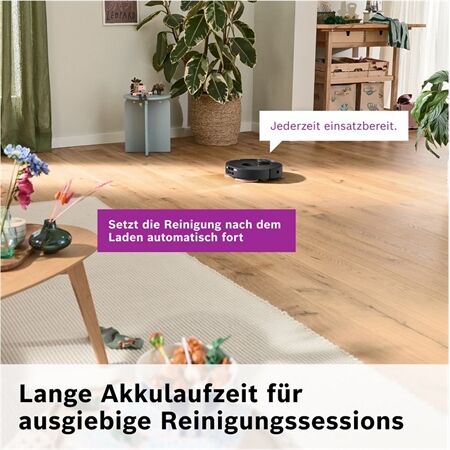 Bosch BCRDW3BAB Saugroboter mit Absaugstation