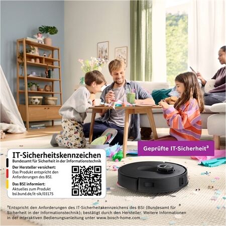 Bosch BCRDW3BAB Saugroboter mit Absaugstation