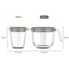 Mepal 102311094700 Glas Messbecher 1000ml m Deckel