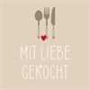 ppd Mit Liebe Gekocht Napkin 33x33