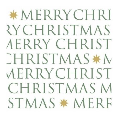 ppd Christmas Letters forest green Napkin 33x33