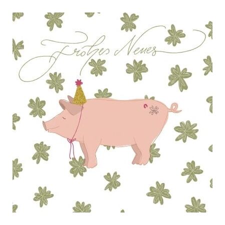 ppd Frohes Neues Napkin 33x33